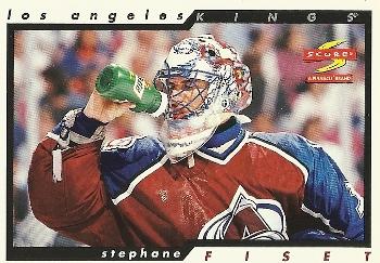 #17 Stephane Fiset - Los Angeles Kings - 1996-97 Score Hockey
