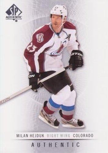 #17 Milan Hejduk - Colorado Avalanche - 2012-13 SP Authentic Hockey