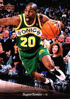 #17 Gary Payton - Seattle SuperSonics - 1995-96 Upper Deck Basketball