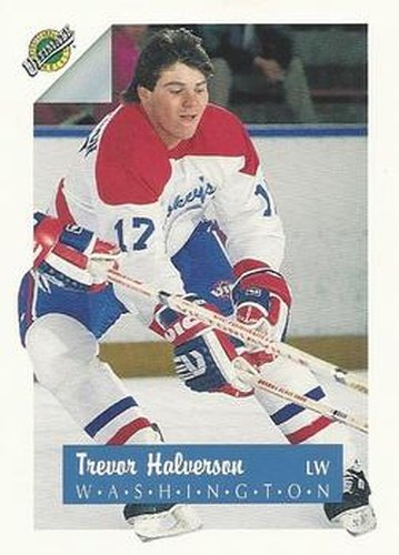 #17 Trevor Halverson - Washington Capitals - 1991 Ultimate Draft Hockey