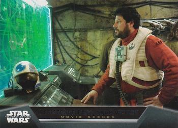 #17 Resistance Pilot Snap Wexley - 2015 Topps Star Wars The Force Awakens - Movie Scenes