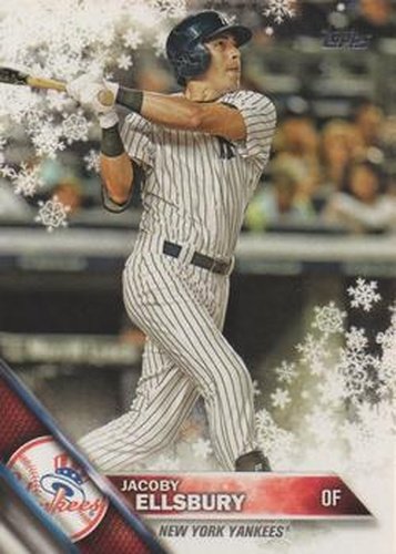 #HMW17 Jacoby Ellsbury - New York Yankees - 2016 Topps Holiday Baseball