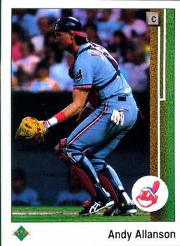 #217 Andy Allanson - Cleveland Indians - 1989 Upper Deck Baseball