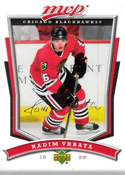#17 Radim Vrbata - Chicago Blackhawks - 2007-08 Upper Deck MVP Hockey