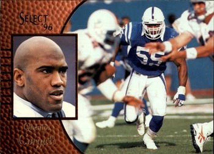#17 Quentin Coryatt - Indianapolis Colts - 1996 Select Football