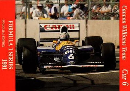 #17 Riccardo Patrese - Williams - 1991 Carms Formula 1 Racing