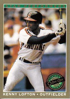 #17 Kenny Lofton - Cleveland Indians - 1993 O-Pee-Chee Premier Baseball - Star Performers