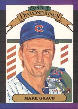 #17 Mark Grace - Chicago Cubs - 1989 Donruss Baseball
