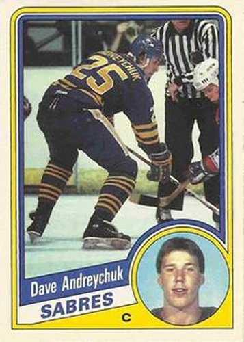 #17 Dave Andreychuk - Buffalo Sabres - 1984-85 O-Pee-Chee Hockey