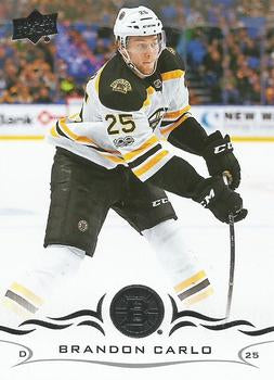 #17 Brandon Carlo - Boston Bruins - 2018-19 Upper Deck Hockey