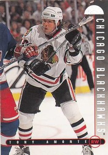 #17 Tony Amonte - Chicago Blackhawks - 1995-96 Leaf Hockey