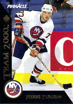 #17 Pierre Turgeon - New York Islanders - 1992-93 Pinnacle Canadian Hockey - Team 2000