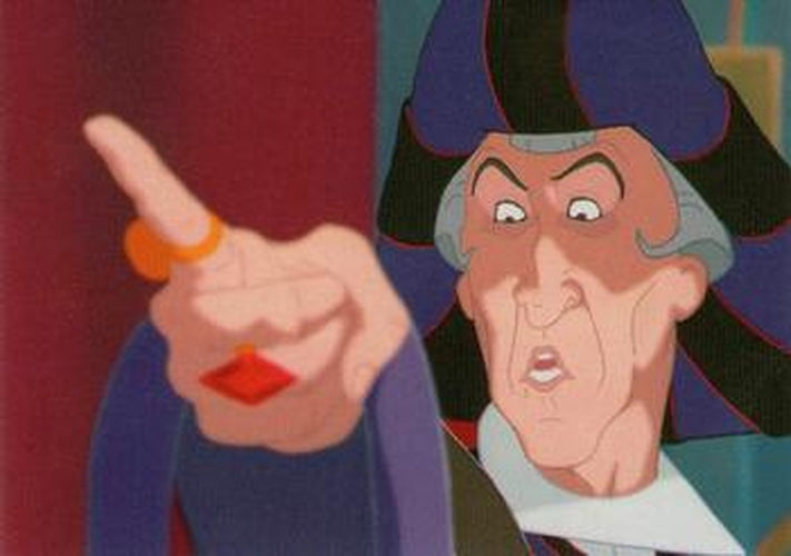 #17 Arrest Esmeralda! - 1996 Skybox Hunchback of Notre Dame