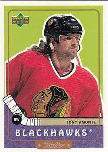 #17 Tony Amonte - Chicago Blackhawks - 1999-00 Upper Deck Retro Hockey