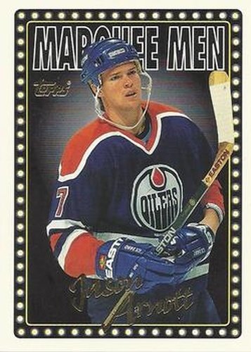 #17 Jason Arnott - Edmonton Oilers - 1995-96 Topps Hockey