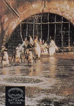 #17 On the set of Batman Returns, the sewer grati - 1992 Stadium Club Batman Returns