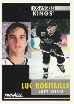 #17 Luc Robitaille - Los Angeles Kings - 1991-92 Pinnacle Hockey