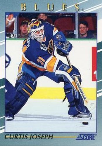 #17 Curtis Joseph - St. Louis Blues - 1992-93 Score Young Superstars Hockey