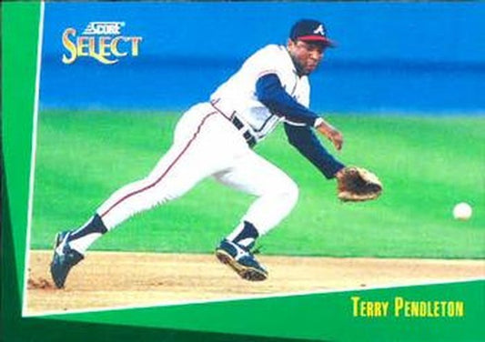 #17 Terry Pendleton - Atlanta Braves - 1993 Select Baseball