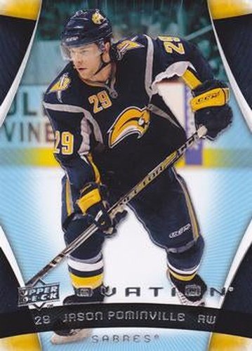 #17 Jason Pominville - Buffalo Sabres - 2009-10 Upper Deck Ovation Hockey