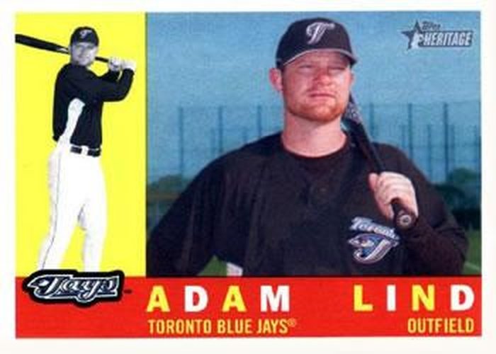#17 Adam Lind - Toronto Blue Jays - 2009 Topps Heritage Baseball