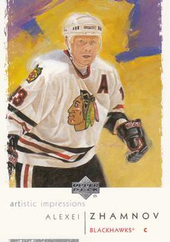 #17 Alexei Zhamnov - Chicago Blackhawks - 2002-03 UD Artistic Impressions Hockey