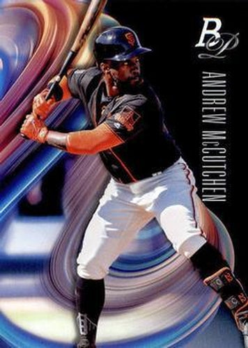 #17 Andrew McCutchen - San Francisco Giants - 2018 Bowman Platinum Baseball