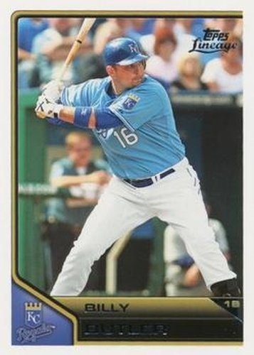 #17 Billy Butler - Kansas City Royals - 2011 Topps Lineage Baseball