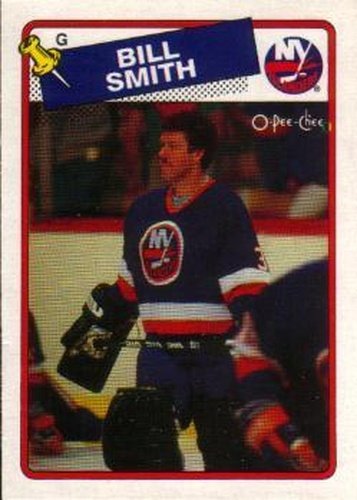 #17 Billy Smith - New York Islanders - 1988-89 O-Pee-Chee Hockey