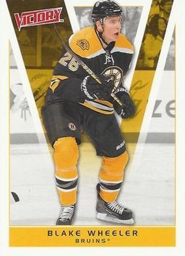 #17 Blake Wheeler - Boston Bruins - 2010-11 Upper Deck Victory Hockey