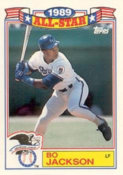 #17 Bo Jackson - Kansas City Royals - 1990 Topps Baseball - Glossy All-Stars