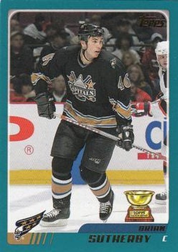 #17 Brian Sutherby - Washington Capitals - 2003-04 Topps Hockey