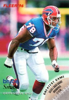 #17 Bruce Smith - Buffalo Bills - 1996 Fleer Football