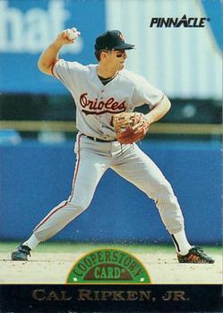 #17 Cal Ripken Jr. - Baltimore Orioles - 1993 Pinnacle Cooperstown Baseball