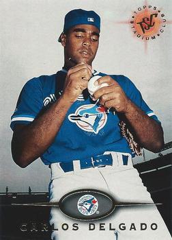 #17 Carlos Delgado - Toronto Blue Jays - 1995 Stadium Club Baseball