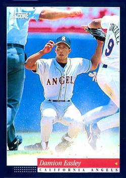 #17 Damion Easley - California Angels -1994 Score Baseball