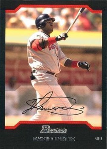#17 David Ortiz - Boston Red Sox - 2004 Bowman Baseball
