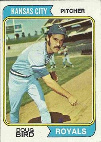 #17 Doug Bird - Kansas City Royals - 1974 Topps Baseball