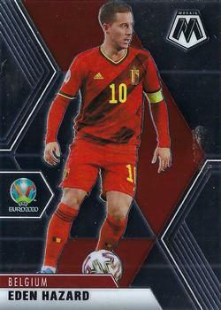 #17 Eden Hazard - Belgium - 2021 Panini Mosaic UEFA EURO Soccer