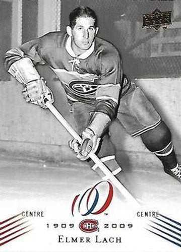 #17 Elmer Lach - Montreal Canadiens - 2008-09 Upper Deck Montreal Canadiens Centennial Hockey