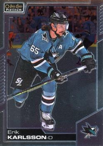 #17 Erik Karlsson - San Jose Sharks - 2020-21 O-Pee-Chee Platinum Hockey