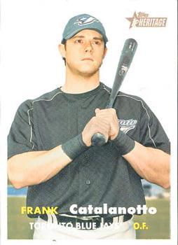 #17 Frank Catalanotto - Toronto Blue Jays - 2006 Topps Heritage Baseball