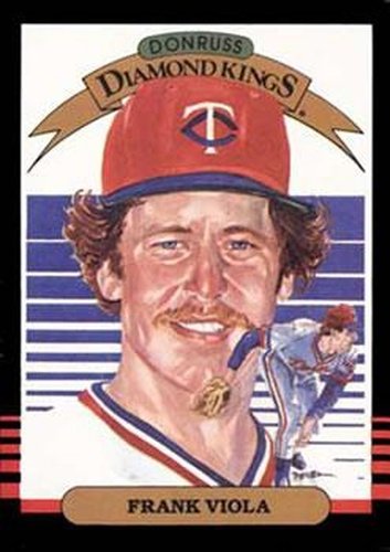 #17 Frank Viola - Minnesota Twins - 1985 Donruss Baseball