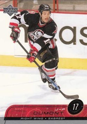 #17 J.P. Dumont - Buffalo Sabres - 2002-03 Upper Deck Hockey