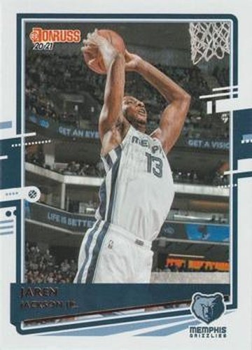 #17 Jaren Jackson Jr. - Memphis Grizzlies - 2020-21 Donruss Basketball