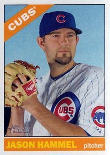 #17 Jason Hammel - Chicago Cubs - 2015 Topps Heritage Baseball
