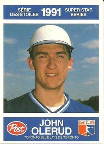#17 John Olerud - Toronto Blue Jays - 1991 Post Canada Super Star Series Baseball
