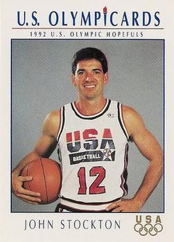 #17 John Stockton - USA - 1992 Impel U.S. Olympic Hopefuls