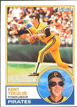 #17 Kent Tekulve - Pittsburgh Pirates - 1983 O-Pee-Chee Baseball