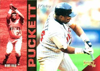 #17 Kirby Puckett - Minnesota Twins - 1994 Select Baseball